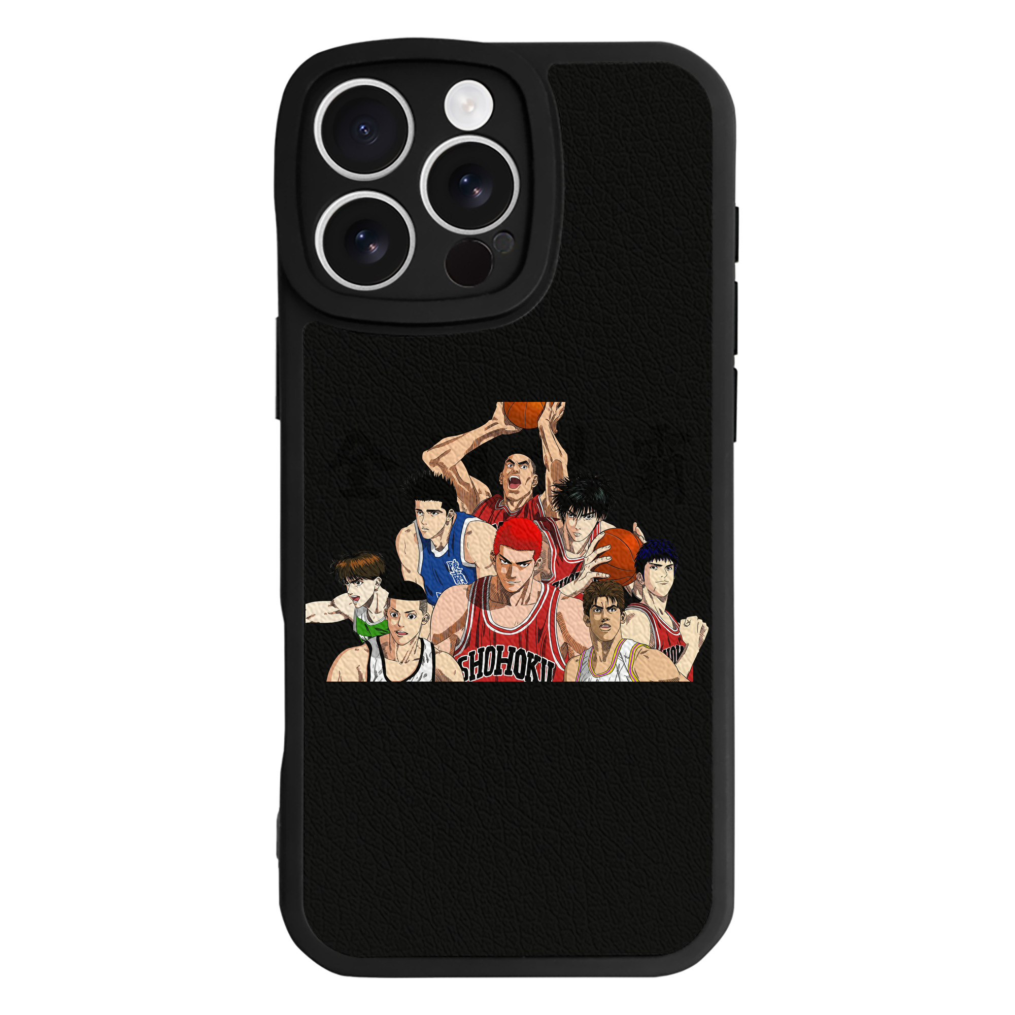 （画像用） SLAM DUNK／スラムダンク 【iPhone 16シリーズ対応】シリコンスマホケース（レザー調） 材質：シリコン